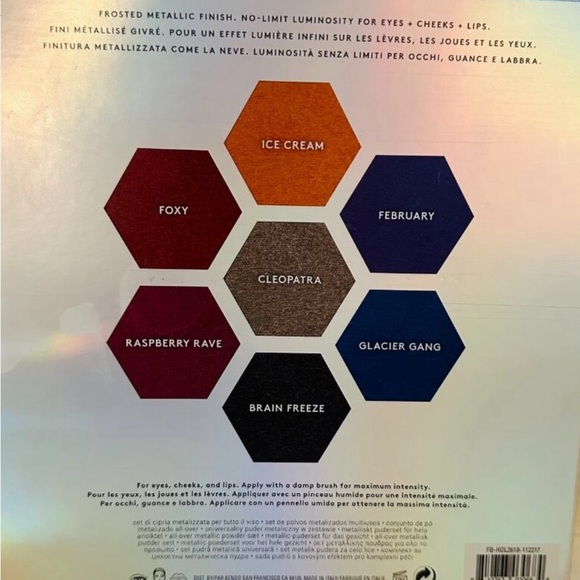 Fenty Beauty Avalanche All-Over Metallic Powder Set NIB - Picture 3 of 8